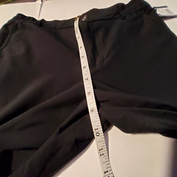 Art Class Black Nylon/Spandex Pants Size 10 With Elastic Waist & Pockets - Picture 4 of 11